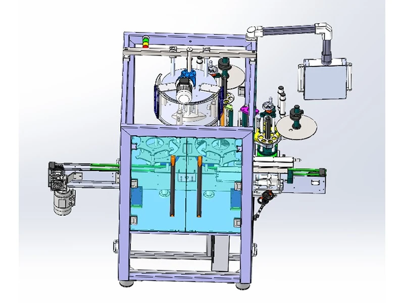 500g Square Sauce Jar Labeling Machine